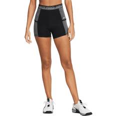 Nike Women's Pro Gym Shorts Black/Iron Grey/White
