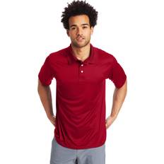 Red Polo Shirts Hanes Sport Men's Cool DRI Men's Performance Polo,Deep Red,XX-Large