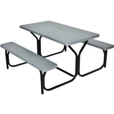 Garden Table Costway All-Weather 54-Inch Picnic