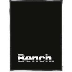 Bench Kuscheldecke Modern Filz Grün, Weiß, Schwarz