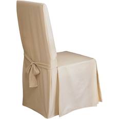 Loose Covers Sure Fit Duck Long Loose Chair Cover Natural