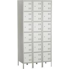 SAFCO Bank of 3 Box Lockers Storage Cabinet