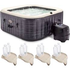 Intex Inflatable Hot Tub PureSpa Plus 4-Person Square