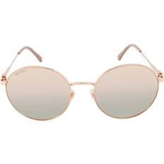 Jimmy Choo women's sunglasses multilayer gold lens metal frame kat/g/sk