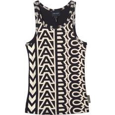 Beige Tank Tops Marc Jacobs The Monogram Rib Tank