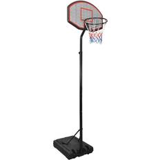 Hvite Basketballstativer vidaXL Basketball Stand Black 282-352 cm Polyethene