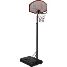 vidaXL Basketball Stand Black 237-307 cm Polyethene