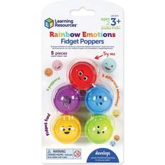 Fidget Toys Learning Resources Rainbow Emotion Fidget Poppers, 5/Pack LER5573