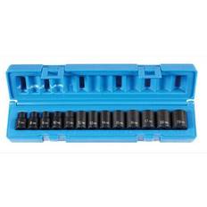 Socket Bits Grey Pneumatic 1213M 3/8" Drive 13-Piece Standard Metric Socket Set Socket Bit