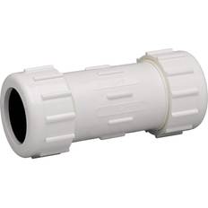 Sewer Pipes NDS HOMEWERKS 3 in. PVC Compression Coupling, White