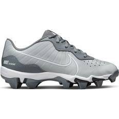 Nike Girls Baseball Shoes Children's Shoes Nike Alpha Huarache 4 Keystone PS/GS - Wolf Grey/Cool Grey/Pure Platinum/White