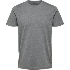Selected Norman T-shirt - Medium Grey Melange