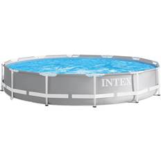 Intex Prism Round Hybrid Metal Frame Pool Set Ø3.7x0.8m