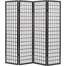 vidaXL Foldable 4-Panel Room Divider 63x66.9"