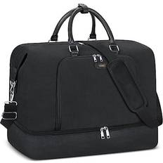 Tibes Travel Weekender Bag - Black