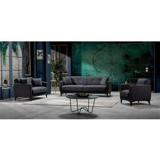 Poco San Marino anthrazit Sofa 212cm 3-Sitzer