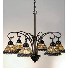 Meyda Tiffany 12271 Jeweled Peacock Pendant Lamp