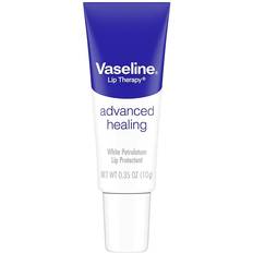 Lip Care Vaseline lip therapy advanced petroleum jelly, skin protectant, travel size.35