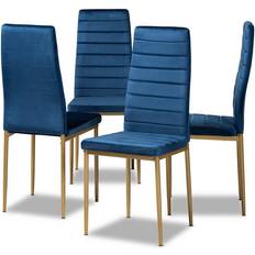 Kitchen Chairs Baxton Studio 4pc Armand Velvet