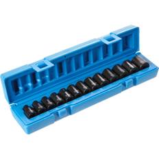 Socket Bits Grey Pneumatic 1203M 3/8" Drive 13-Piece 12-Point Standard Length Metric Socket Set Socket Bit