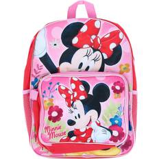 Disney Minnie Mouse 16 Large Backpack School bag With Dettachable lunch box