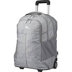 High Sierra Powerglide Wheeled Backpack, One Size, Gray Gray