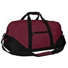Dalix 21" Large Duffle Bag with Adjustable Strap Maroon