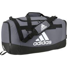 Damen - Weiß Duffletaschen & Sporttaschen Adidas Defender IV Medium Duffel Bag-grey/white grey/white no size