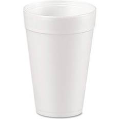 Dart drinking cup, white, styrofoam, disposable, 32 oz, 25/sleeve 768461_sl