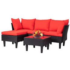 FDW Outdoor Lounge Sets FDW 5 Pieces Outdoor Lounge Set