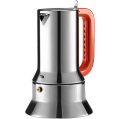 Orange Espressokocher Alessi 9090 Stainless Steel 3 Cup