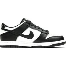 Turf Football Shoes Children's Shoes Nike Dunk Low Retro GS - White/White/Black