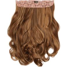 Synthetic Hair Clip-On Extensions Lullabellz Thick Curly Clip In Hair Extensions 20 inch Toffee Brown