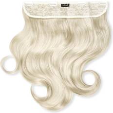 Blond Clip-on-Extensions Lullabellz Thick Curly Clip In Hair Extensions 16 inch Bleach Blonde
