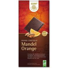 GEPA Süßwaren & Kuchen GEPA Bio Mandel-Orange Schokolade Noir 100g