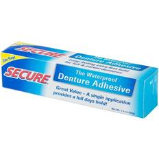 Dental Fixatives DenTek Secure waterproof adhesive zinc