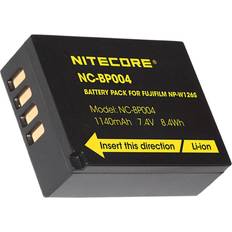 NiteCore NC-BP004 Camera Battery Compatible Fujifilm NP-W126S Compatible with Fujifilm X-Pro3 X-Pro2 X-Pro1 X-T3 X-T2 X-T1 X-T100 X-T10 X-T20 X-T30 X-a7 X-a5 X-a3 X-a2 X-a1
