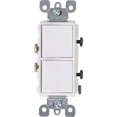 Leviton r02-5634-w two single-pole switches