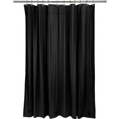 Black heavy curtains Bath Bliss Shower Liner (5239-48)
