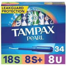 Intimate Hygiene & Menstrual Protections Tampax Pearl Super/Super Plus/Ultra Unscented 34-pack