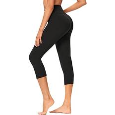 Hi Clasmix Women's 2 Piece Plus Size Capri Yoga Leggings High
