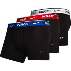 Nike Hvite Underbukser Nike Underbukser 3-Pak Sort/Rød/Hvid/Blå
