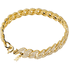 Michael Kors Silver Bracelets Michael Kors Curb Link Bracelet - Gold/Transparent
