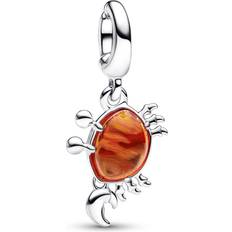 Charms & Pendants Pandora Authentic 792694c01 disney the little mermaid sebastian crab charm