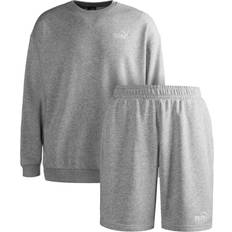 Grå - L Jumpsuits & Overaller Puma Mens Relaxed Sweatsuit Grey