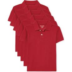 Red Polo Shirts Children's Clothing The Children's Place Boys Short-Sleeve Polos 5-pack - Classic Red