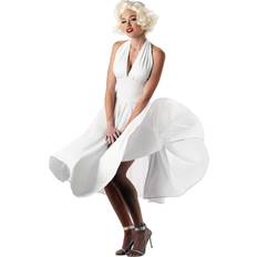 California Costumes Marilyn Monroe Kleid, Weiss/opulenter Garten