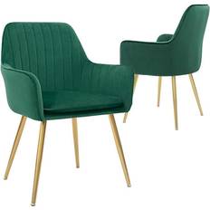 Chair with gold legs CangLong Modern Club Kitchen Chair