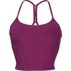 ReoRia Women's Sexy Cropped Tank Top - Grey Purple • Price »