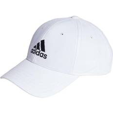 Adidas Twill Baseball Cap - White/Black